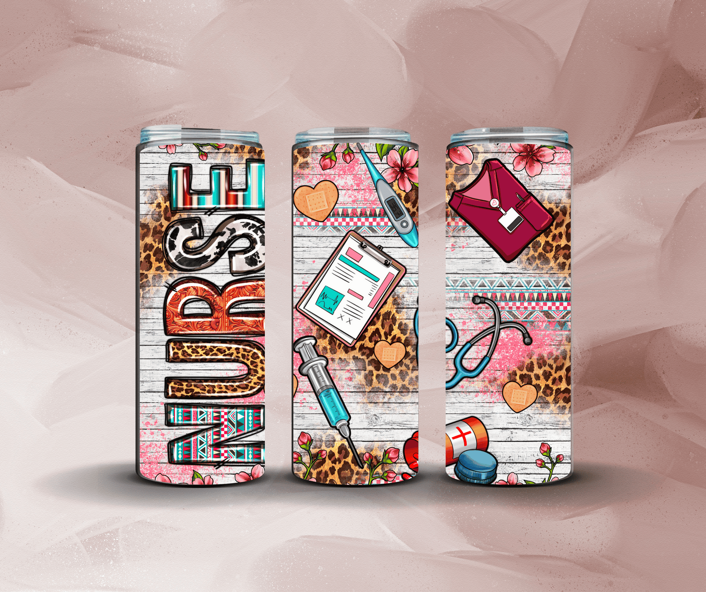 20oz Nurse Cheetah