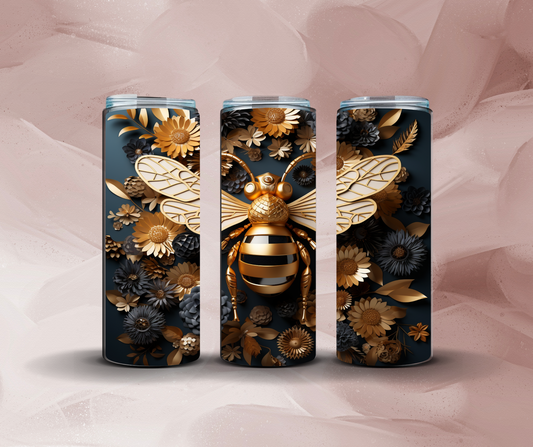 20oz 3D Golden Bee