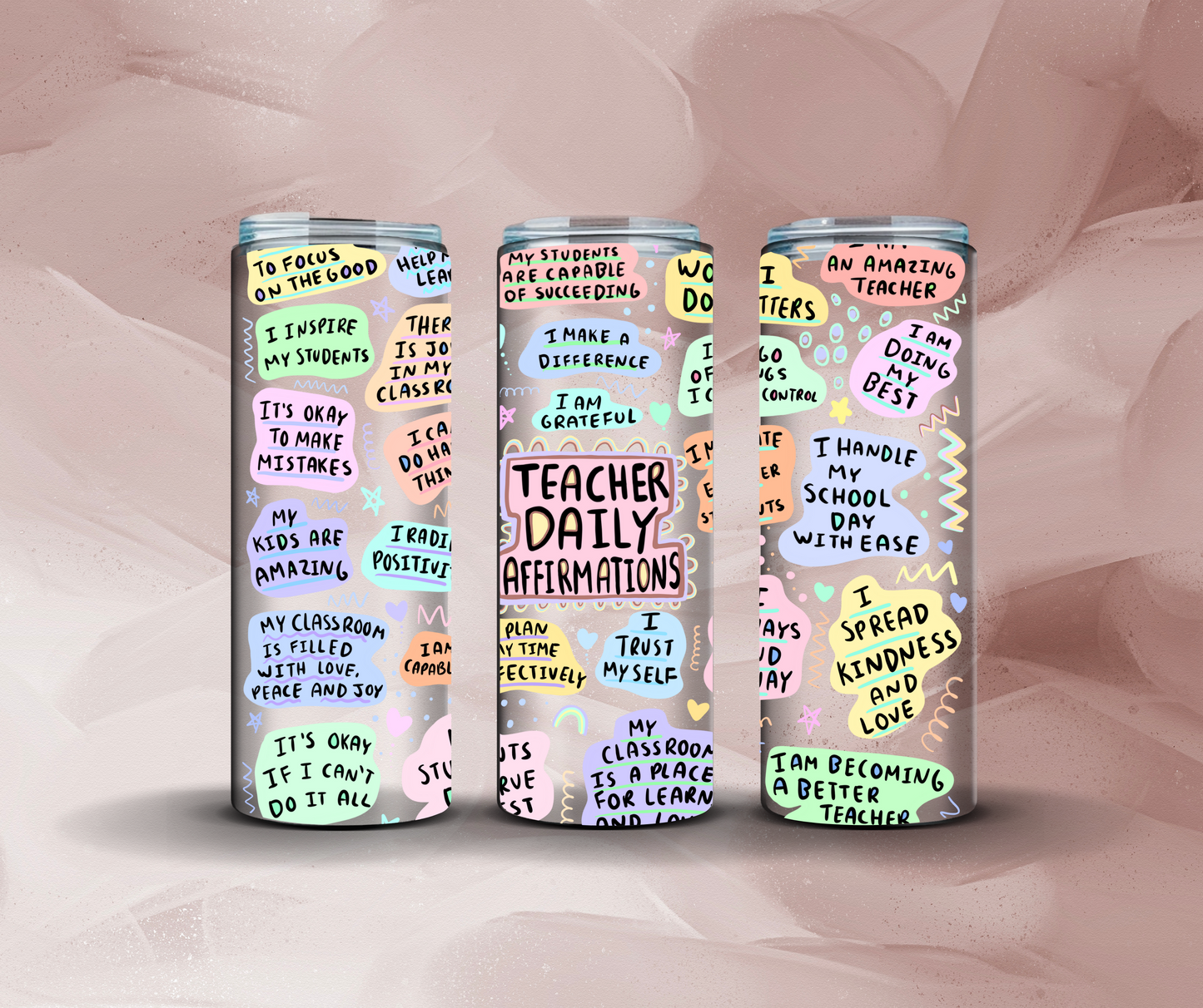 20oz Teacher Daily Affirmation