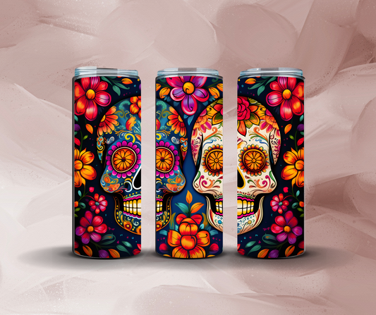 20oz Vibrant Skulls