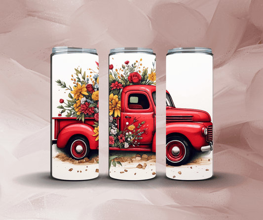 20oz Wildflower Little Red truck