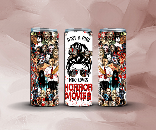 20oz Just a Girl Who Loves Horror Movies