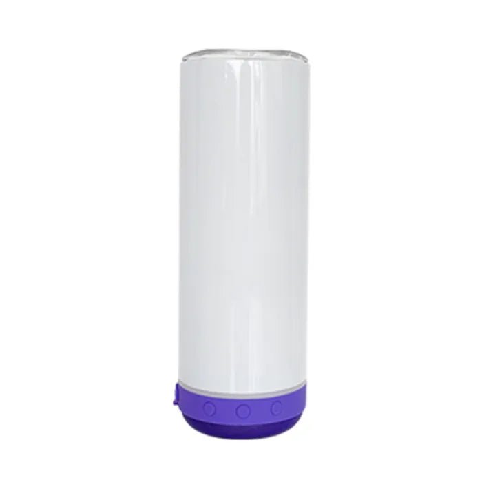 20oz Custom Bluetooth Speaker Tumbler - Inspiring Sweet Peas